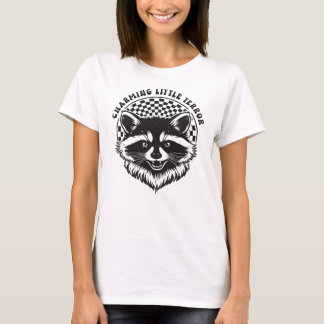 Charming Little Terror Funny Racoon T-Shirt