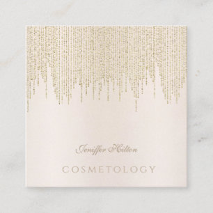 Charming Luxury gentle shiny bright dazzle Square Business Card