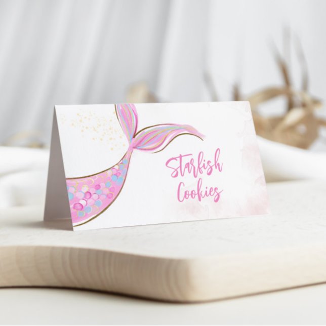 Charming Mermaid Party Food Labels (Creator Uploaded)