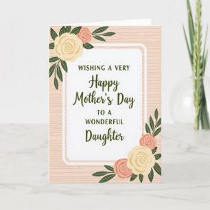 Charming Moms Day Greet Card
