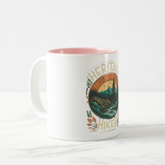Charming Morning Mug" Two-Tone Coffee Mug