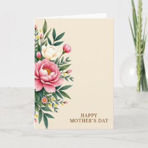 Charming Mothers Day Bouquet Card