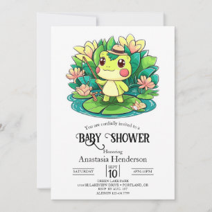Charming Mystical Frog Baby Shower Invitation