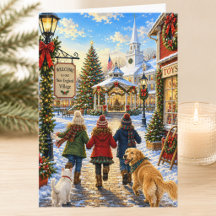 Charming New England Holiday Merry Christmas