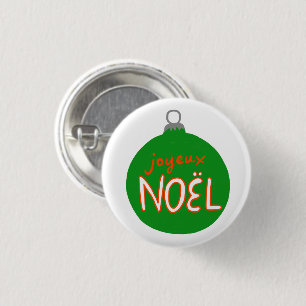 Charming Noël Christmas Ornament Xmas Holiday 3 Cm Round Badge