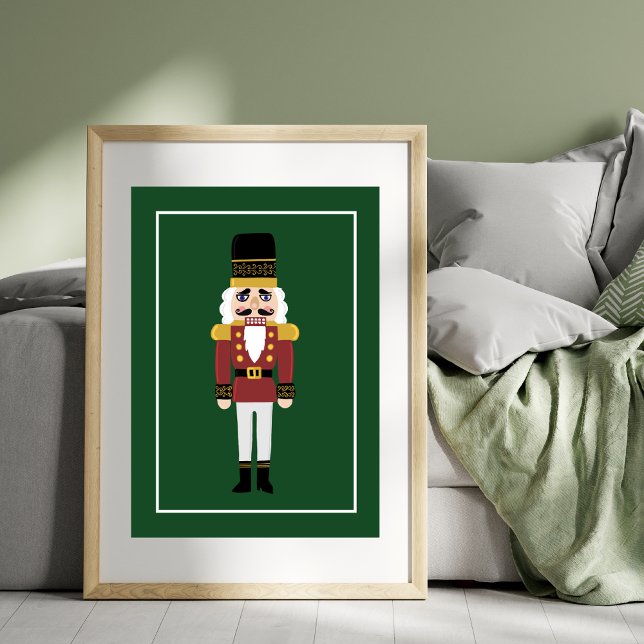 Charming Nutcracker Holiday Art Print  (Creator Uploaded)
