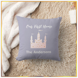 Charming Our First Home Castle Cushion