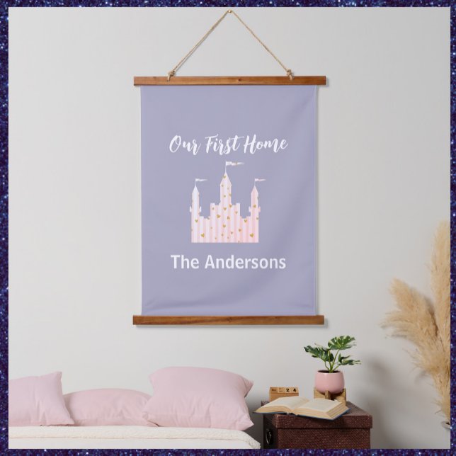 Charming Our First Home Castle Hanging Tapestry (Creator Uploaded)
