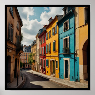 Charming Paris City Poster