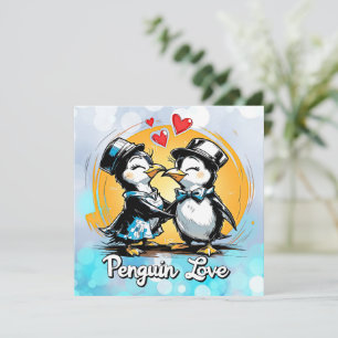 Charming Penguin Couple