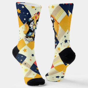 Charming Penguin Couple Socks