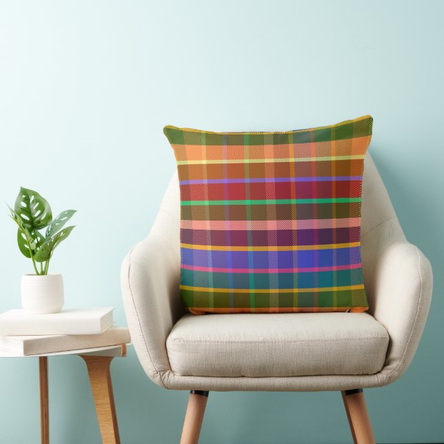 Charming Plaid FC Cushion (Chair)
