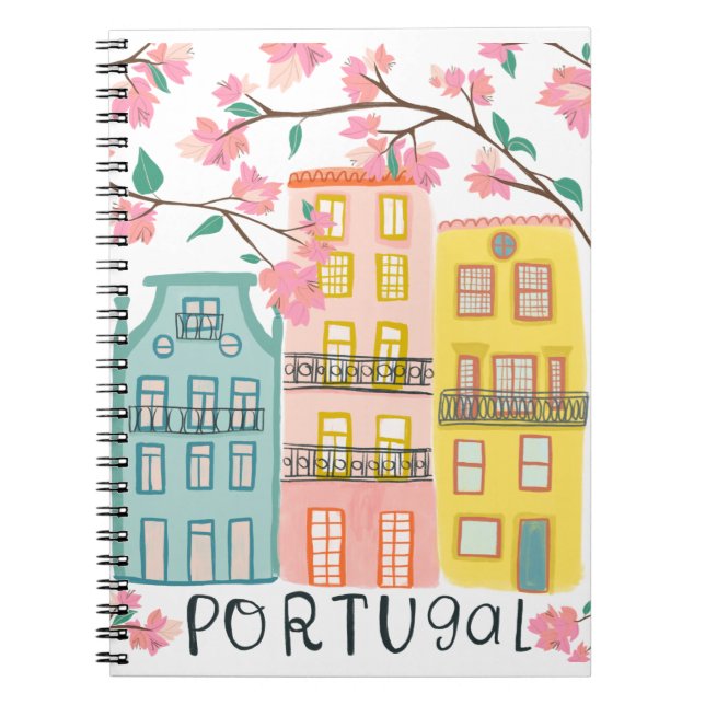 Charming Portugal houses notebook (Front)
