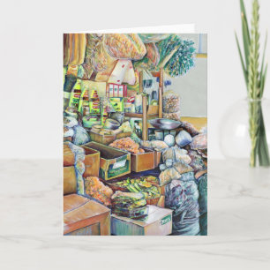 Charming Promises Of A Fine Tekka Centre, Singapor Card