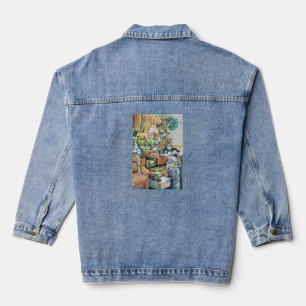 Charming Promises of a fine Tekka Centre, Singapor Denim Jacket