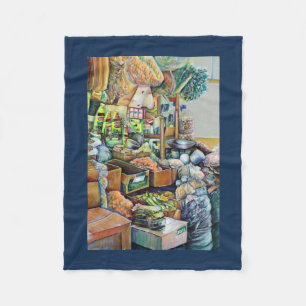 Charming Promises of a Fine Tekka Centre Singapore Fleece Blanket