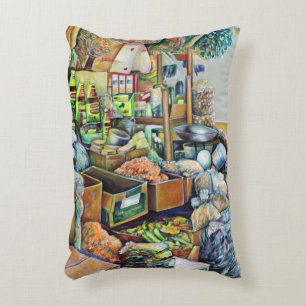Charming Promises of fine Tekka Centre, Singapore Decorative Cushion