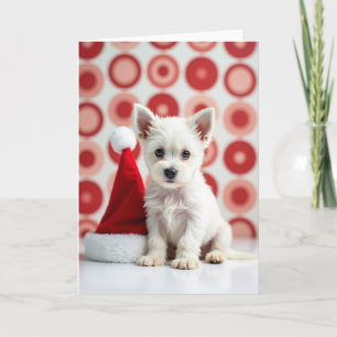 Charming Pup Christmas Card