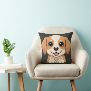 Charming Puppy Cartoon Cushion