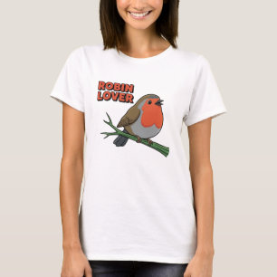 Charming Robin Lover Vector Art Design T-Shirt