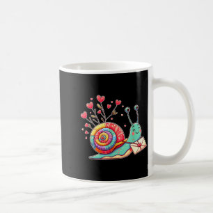 Charming Romantic Happy Valentines Cute Snail Coffee Mug