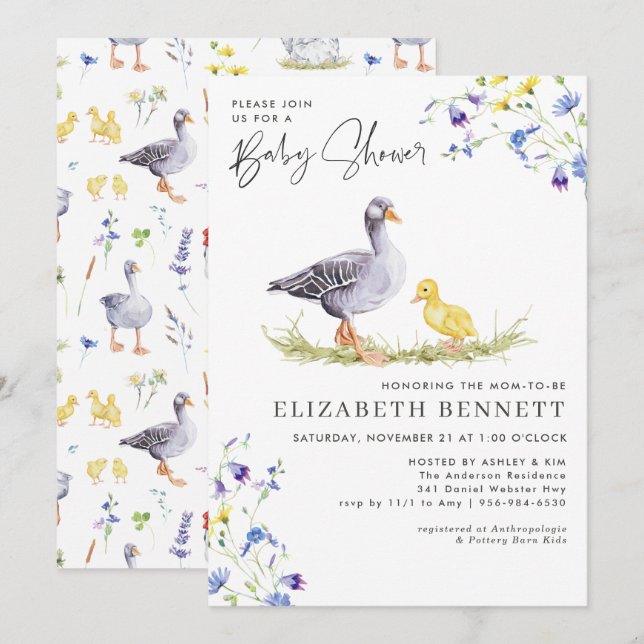 Charming Rustic Farmhouse | Mother Goose Baby  (Front/Back)