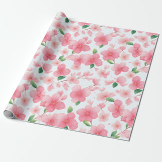 Charming Sakura Blossoms For Special Gifts Wrapping Paper