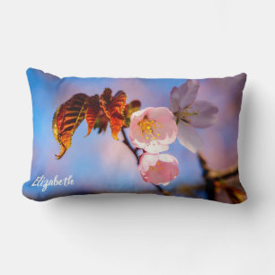 Charming Sakura Blossoms Lumbar Cushion