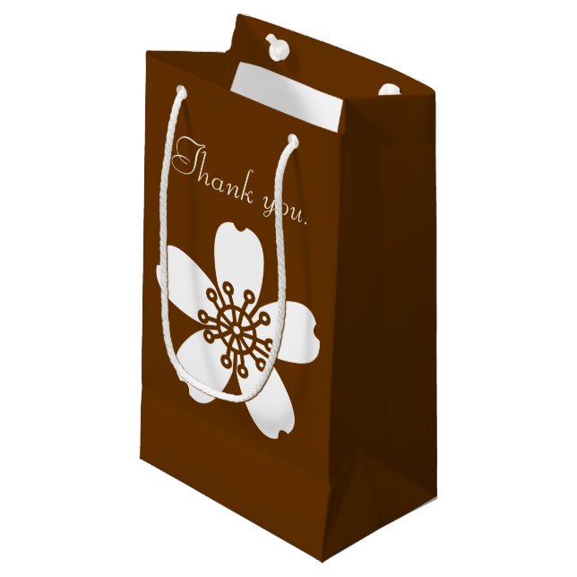 Charming Sakura in Chocolate Gift Bag (Front Angled)