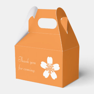 Charming Sakura in Orange Favour Box