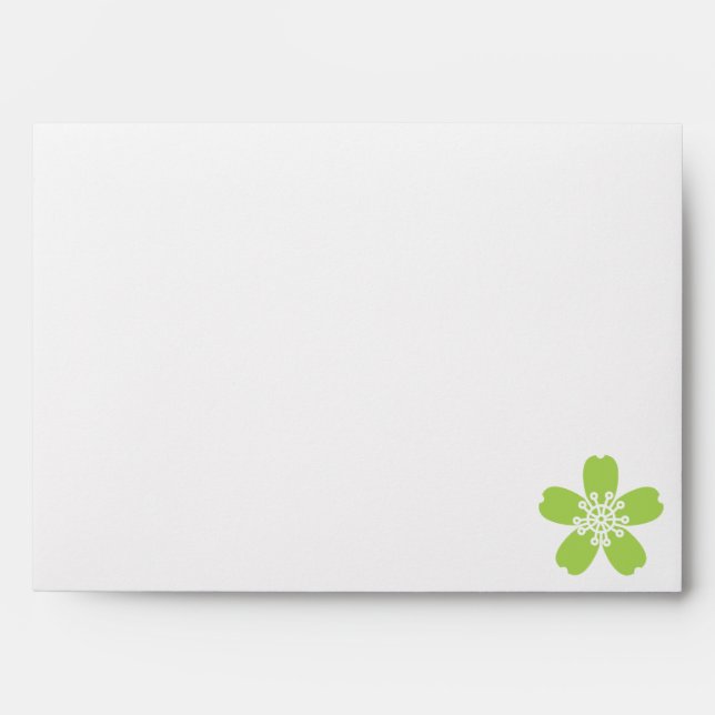 Charming Sakura in Peridot Envelopes (Front)