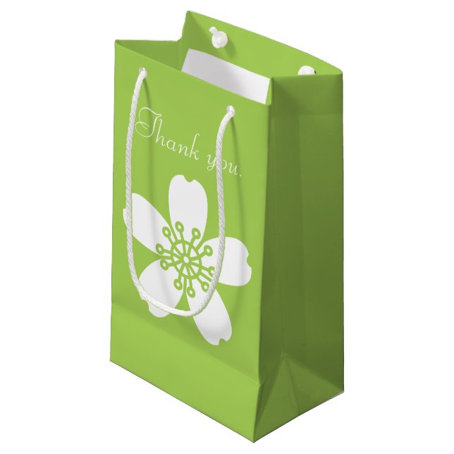 Charming Sakura in Peridot Gift Bag (Front Angled)