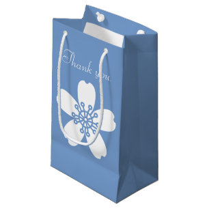 Charming Sakura in Periwinkle Gift Bag
