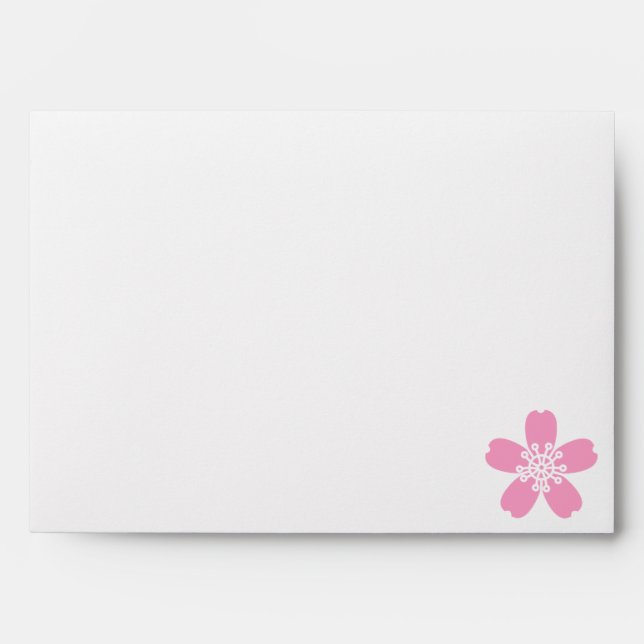Charming Sakura in Petal Pink Envelopes (Front)
