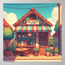 Charming Small Business Anime Art