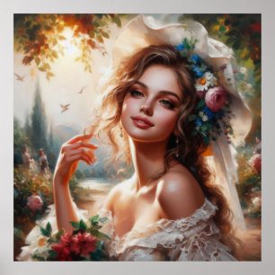 Charming Smile Poster