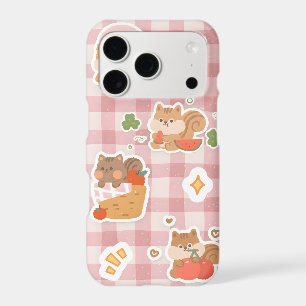 Charming Squirrel & Fruit Aesthetic Phone Case