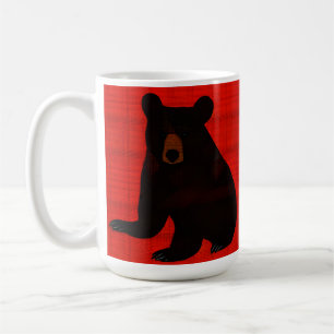 Charming Story Book Black Bear Cub Coffee Mug
