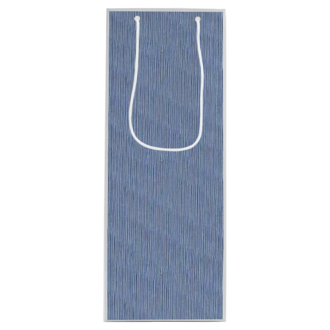 Charming Striped Wine Gift Bag (Front)