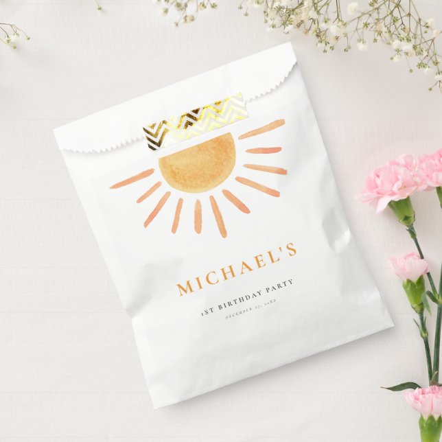 Charming Sun Birthday  Favour Bags (Sealed)