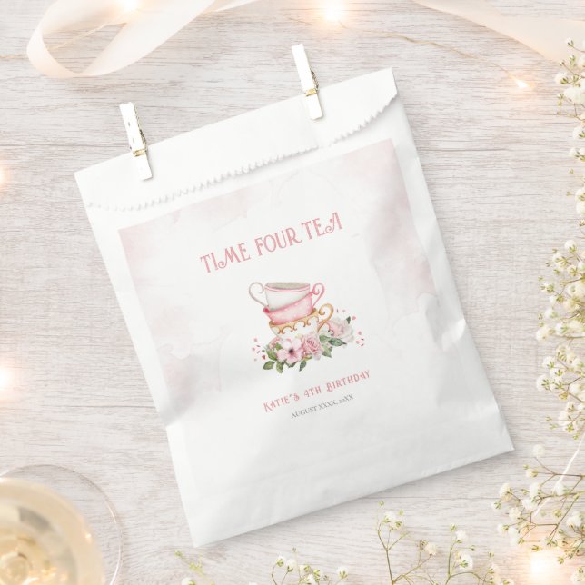 Charming Tea Party  Favour Bags (Clipped)