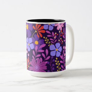 Charming Tropical Two-Tone Coffee Mug
