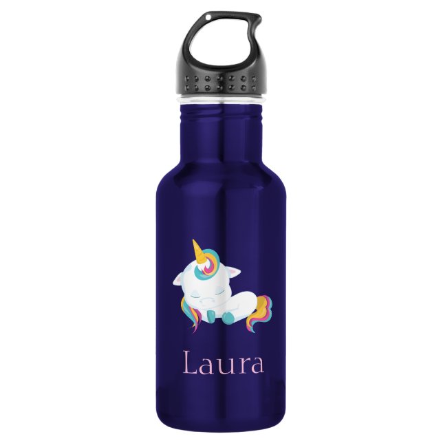 Charming Unicorn 532 Ml Water Bottle (Front)