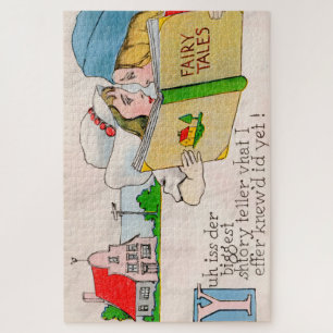 Charming Vintage Fairy Tale Illustration: Jigsaw Puzzle