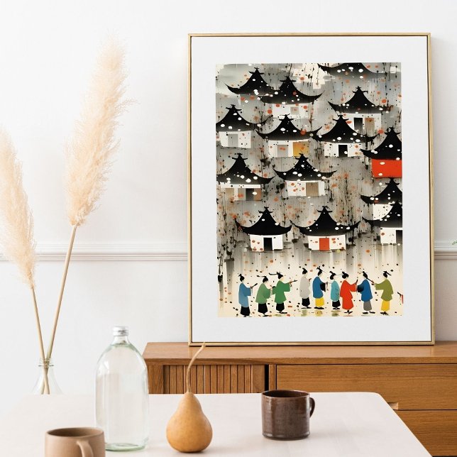 Charming Watercolor House Print – Cosy Home Art (Creator Uploaded)