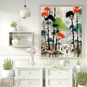 Charming Watercolor House Print – Cosy Home Art