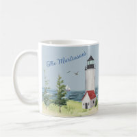 Charming Watercolor Lighthouse Scene Name