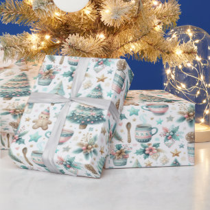 Charming whimsical Christmas wrap Wrapping Paper