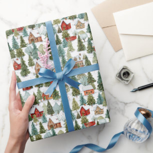 Charming Whimsical Christmas Wrapping Paper