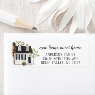 Charming White Cape Home Sweet Home Address 